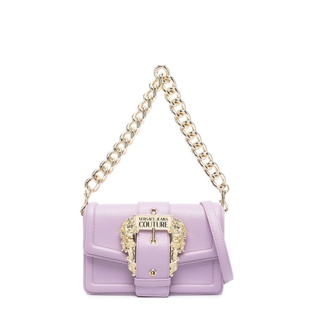 Versace jeans couture / baroque buckle shoulder bag AUTHENTIC
